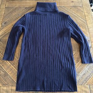 Armani Exchange Navy Blue Turtleneck Sweater Dress Women’s Size Medium